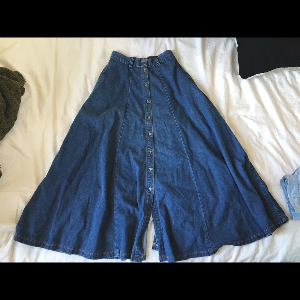 Vintage Eddie Bauer denim skirt
